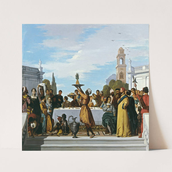 Festin à la mode vénitienne (partie centrale) (1846-1851) by Louis Candide Boulanger