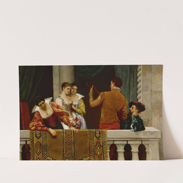 Festival day, venice (1879) by Eugen von Blaas