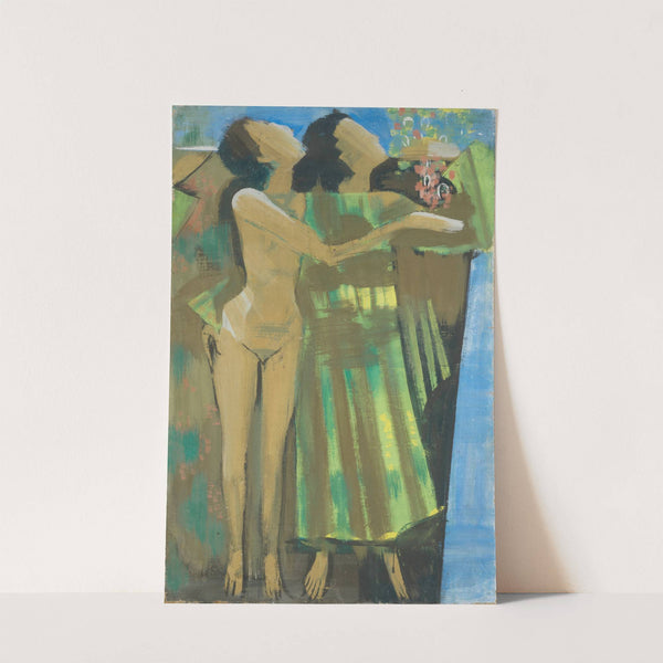 Festival of youth, two women by August Babberger