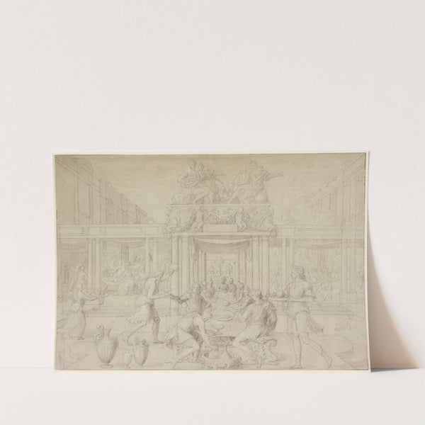 Festmahl des Königs Ahasveros by Antoine Caron