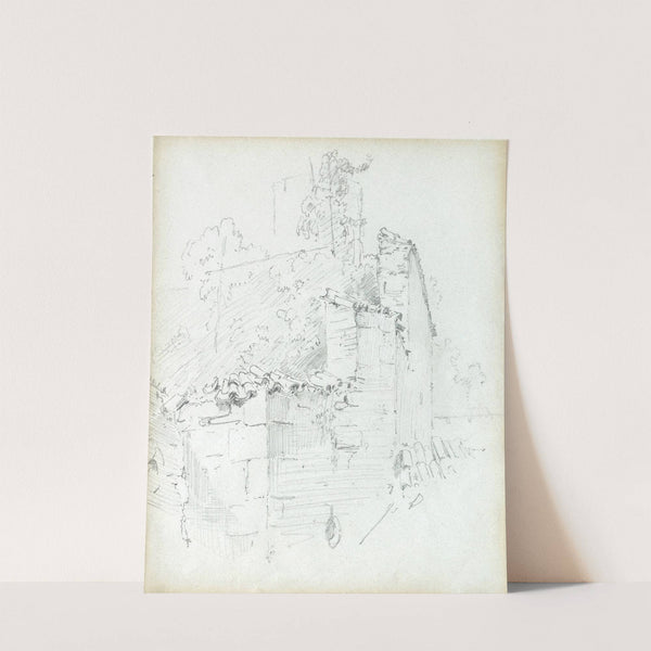 Festungsmauer (between 1848 and 1849) by Carl Spitzweg