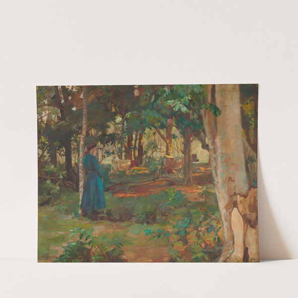 Fetching the cows by James Scott