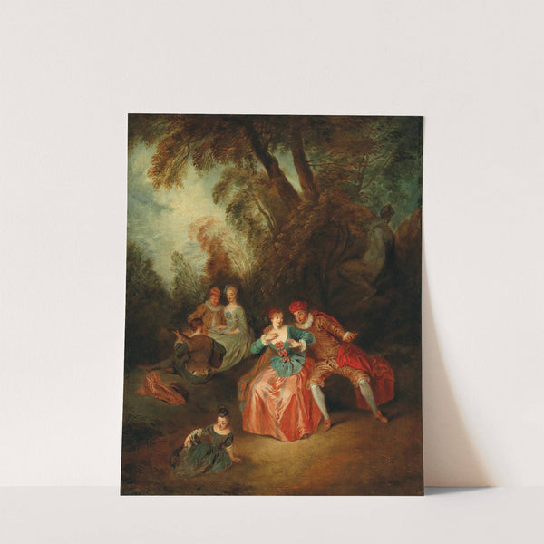 Fête Champêtre by Circle of Jean Baptiste Pater