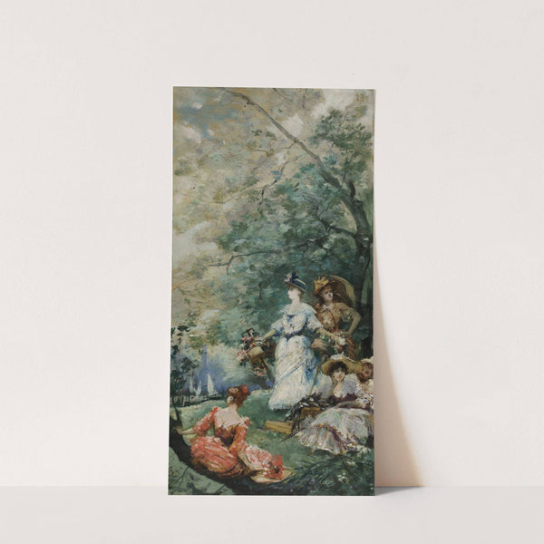 Fête champêtre aux environs de Paris by Georges Jules Victor Clairin