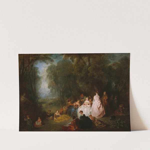 Fête champêtre (Pastoral Gathering) by Jean-Antoine Watteau