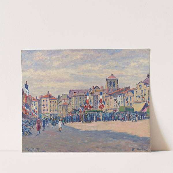 Fête du 14 juillet 1920 à Châlons-sur-Marne by Gustave Cariot