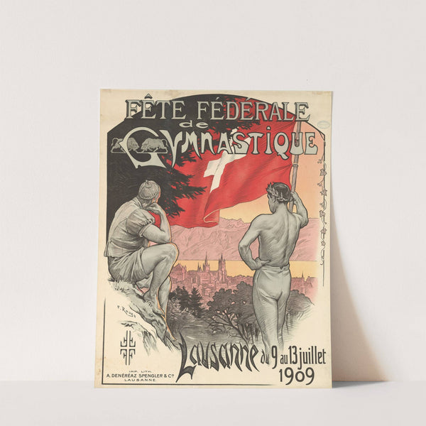 Fête Fédérale de Gymnastique – Lausanne 1909 (1909) by Frédéric Rouge
