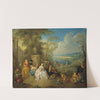 Fête galante in a Coastal Landscape by Jean-Baptiste Pater