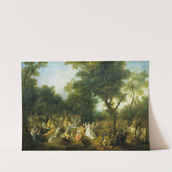 Fête in a Wood by Nicolas Lancret