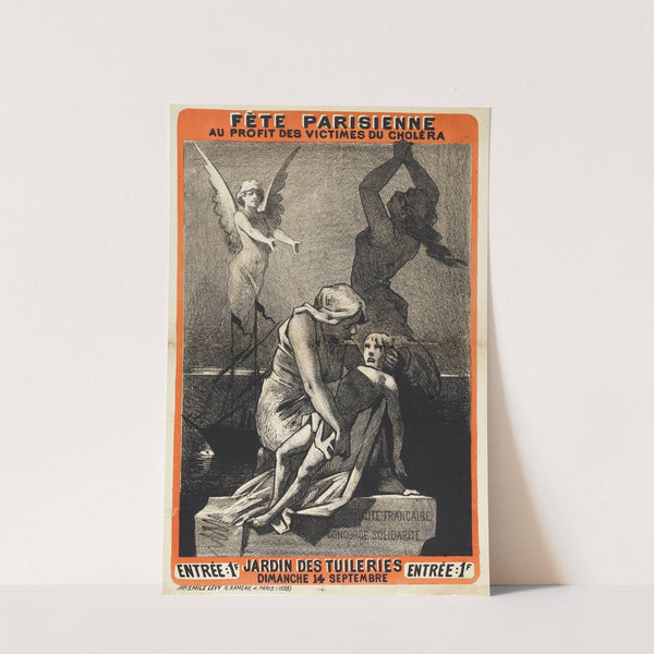 Fete Parisienne Au Profit Des Victimes Du Cholera (1884) by Imp. Emile Lévy