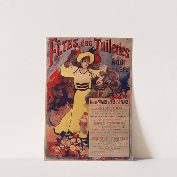 Fêtes des Tuileries, août 1892 pour les pauvres de Russie et de France (1892) by Paul Balluriau