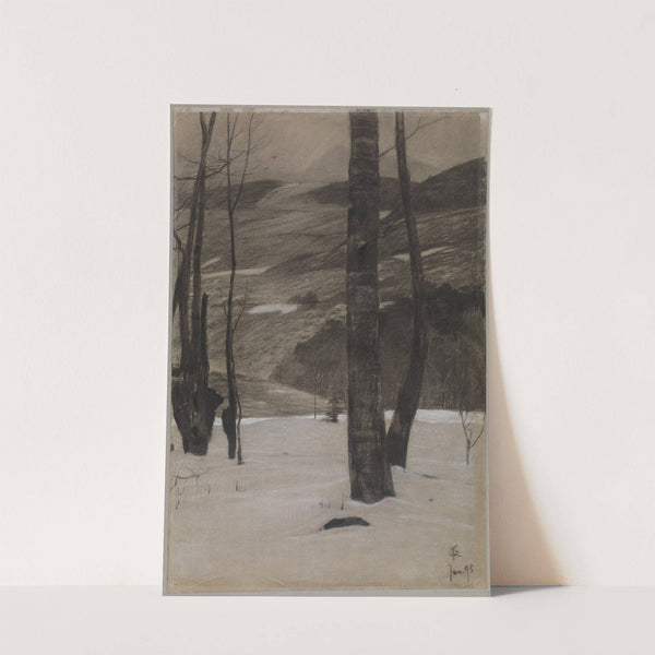 Feuchter Wintertag by Gustav Kampmann