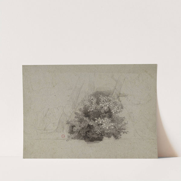 Feuillage. by Jean-Achille Benouville