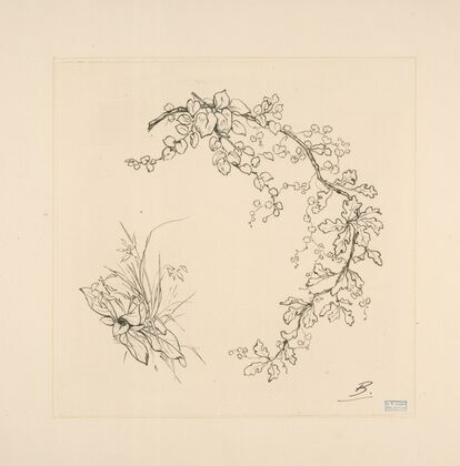 Feuille de chêne. (1866 - 1878)