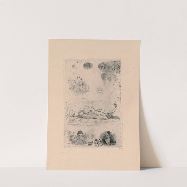 Feuille de nénuphar (1880) by Félicien Rops