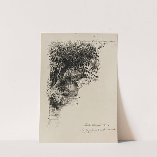 Feuilles d’Automne Bièvre Les Contemplations (1882-1883) by Gustave Fraipont