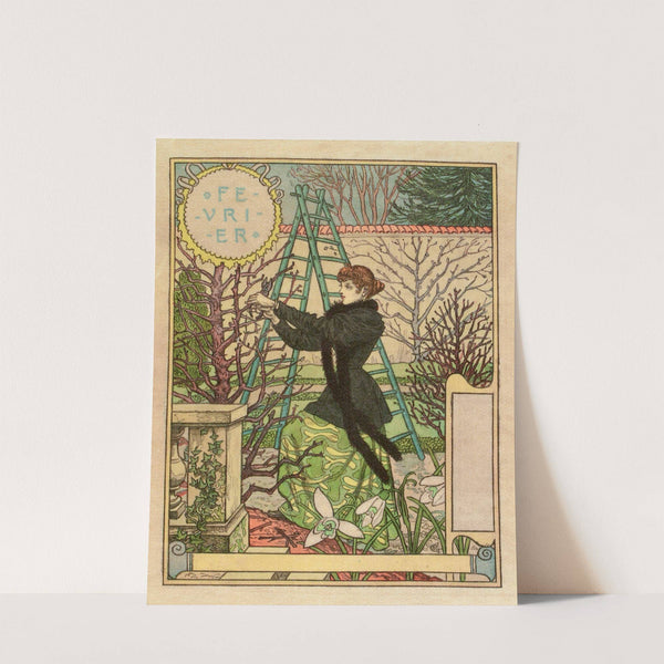 Février (1896-1898) by Eugène Grasset