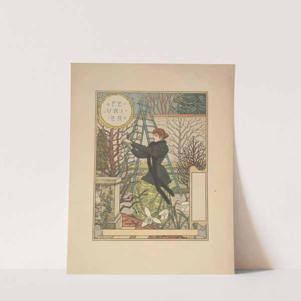 Février (1894-1896) by Eugène Grasset