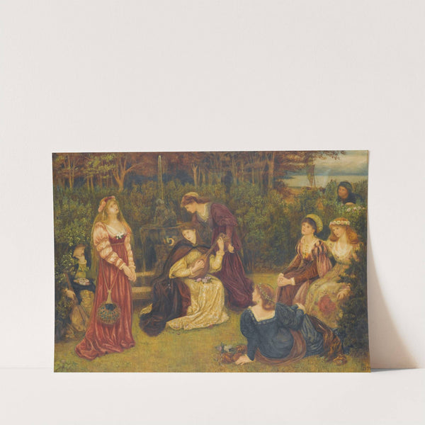 Fiammetta Singing by Marie Spartali Stillman