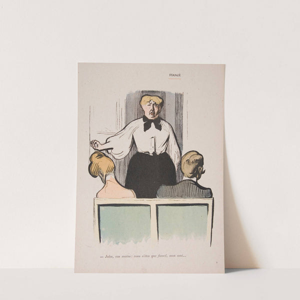 Fiance. (1902) by Hermann-Paul