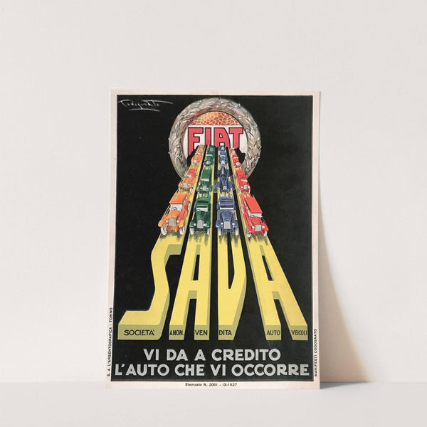Fiat Sava Vi Da A Credito L’Auto Che Vi Occorre by Plinio Codognato