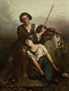 Fiddler and a Gypsy woman (Consolation)