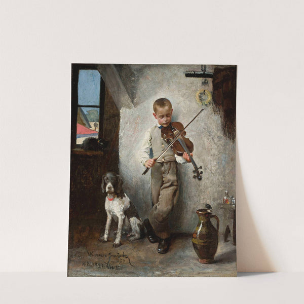 Fiddler by Wandalin Strzałecki