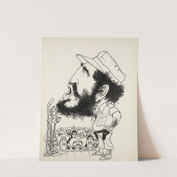 Fidel Castro by Edmund Siegfried Valtman