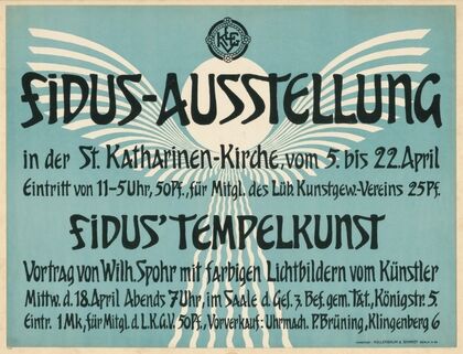 Fidus-Ausstellung in der St. Katharinen-Kirche (1903)
