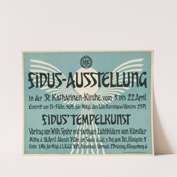 Fidus-Ausstellung in der St. Katharinen-Kirche (1903) by Hugo Höppener (Fidus)