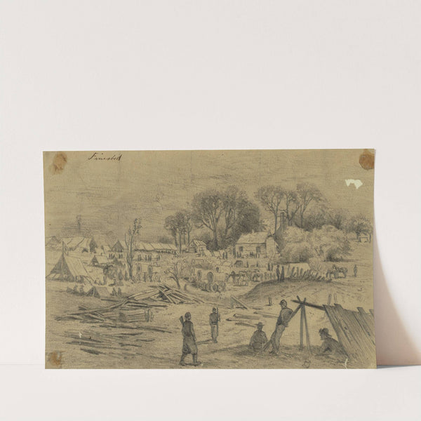 Field hospital of the 5th Corps (Genl. Warren) at Spotsylvania Court House, Va. by Edwin Forbes