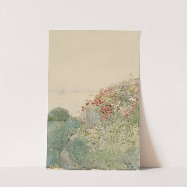 Field of Poppies, Isles of Shoals (1890) by Childe Hassam