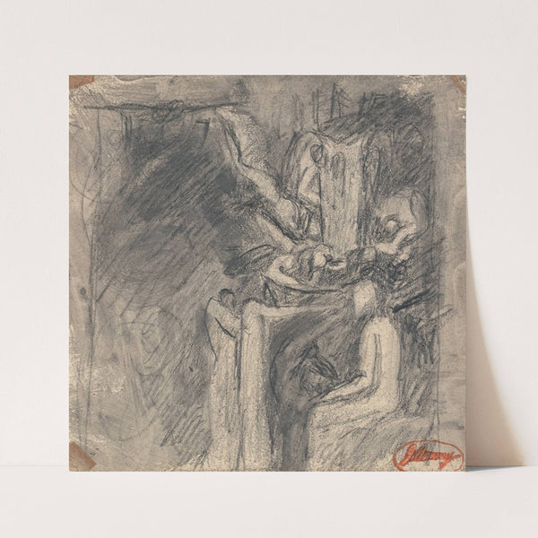 Fiends for the Temptation of Christ by George Romney