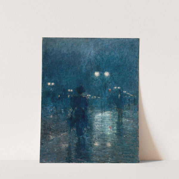 Fifth Avenue Nocturne (c. 1895) by Childe Hassam