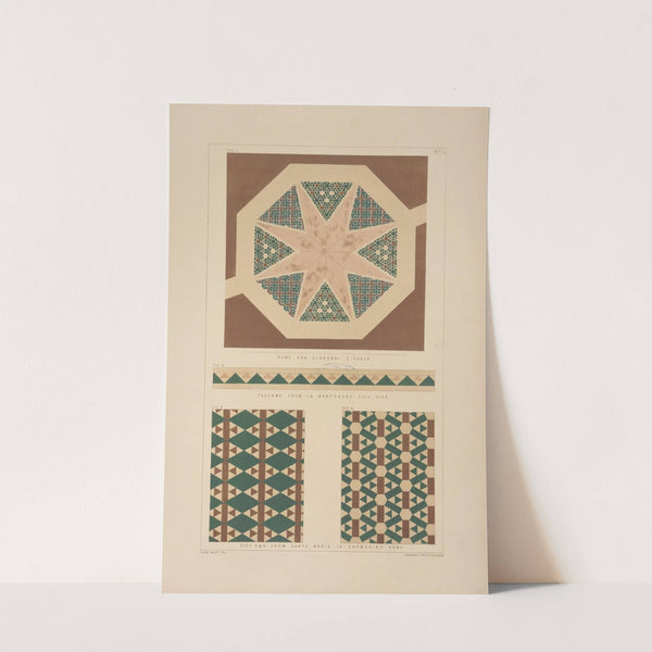 Fig. 1. Rome, San Giovanni, E. Paulo; Fig. 2. Palermo from La Martoranta, full size; Figs. 3. & 4., from Santa Maria in Cosmedino, Rome (1848) by Matthew Digby Wyatt