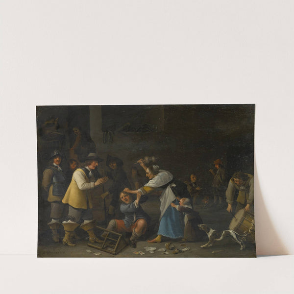 Fight in the Tavern by Anthonie Palamedesz.