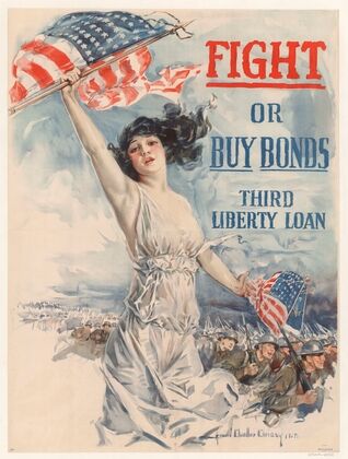 Fight or Buy bonds. Third Liberty loan (1917)