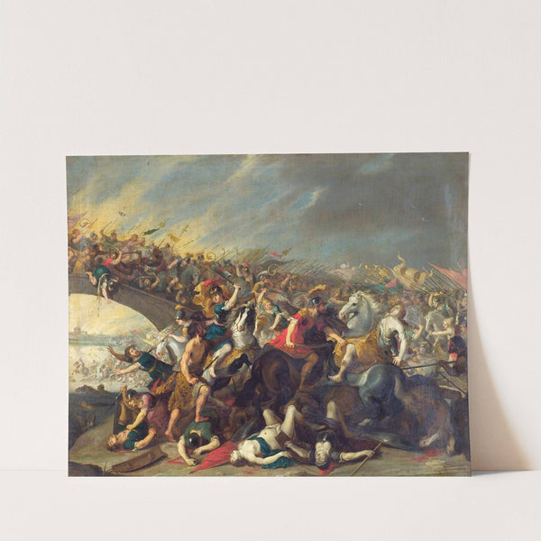 Fight with Amazons by Hans Jordaens the Elder