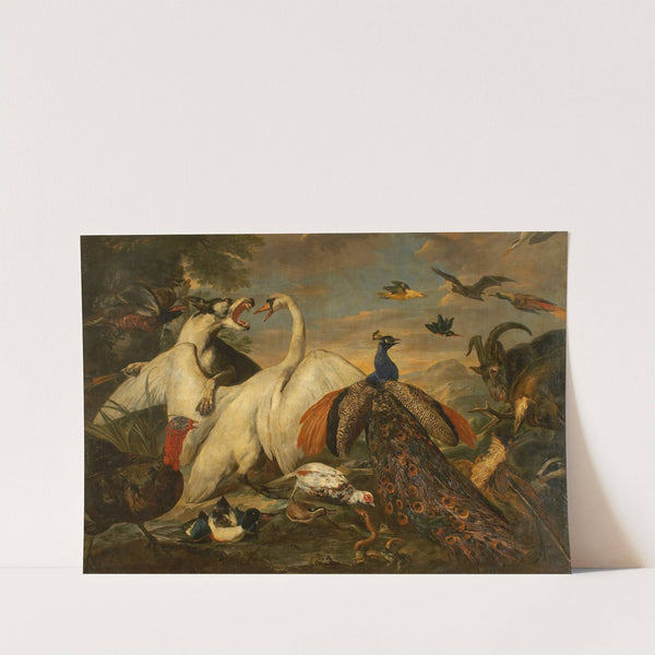 Fighting Animals as Allegory of the Combat between Virtue and Vice by Pieter Boel
