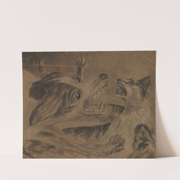 Fighting Animals by Carle Vernet