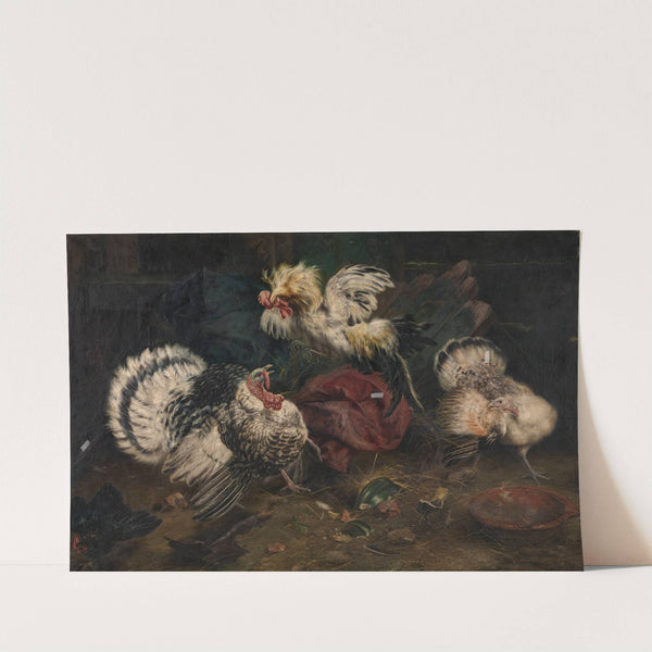 Fighting Cocks (1902) by Piet Van Engelen