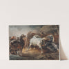 Fighting Horses by Théodore Géricault