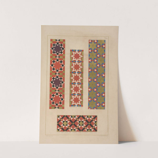 Figs. 1. A, 2. A & 4. A Rome, from San Lorenzo fuori le Mura. Full size.; Fig. 3. From Monreale by Matthew Digby Wyatt