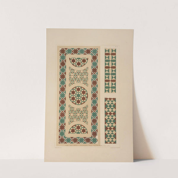 Figs. 1. A., Fig. 2. A., & Fig. 3. A. Rome, Santa Maria in Trastevere. A.A.A. All one third full size. by Matthew Digby Wyatt