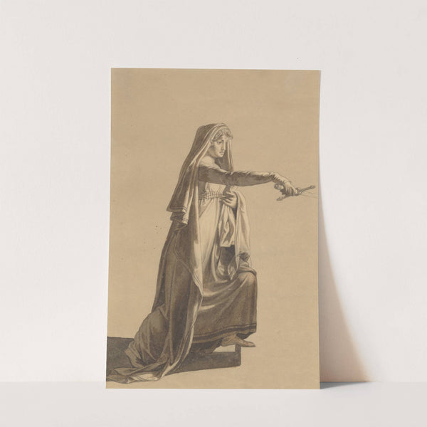 Figur fra Oehlenschlägers Hakon Jarl (1810 – 1816) by Christoffer Wilhelm Eckersberg