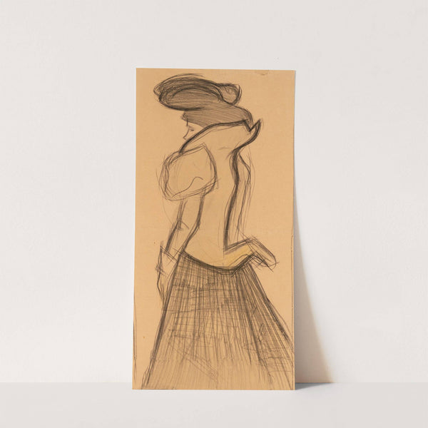 Figura de mujer (Profile of a lady) by Joaquín Torres-García