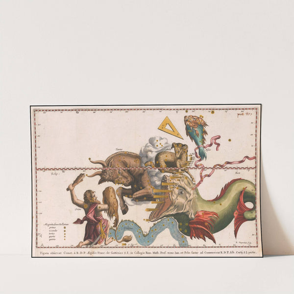 Figura observat Comet (1668) by Stanisław Lubieniecki