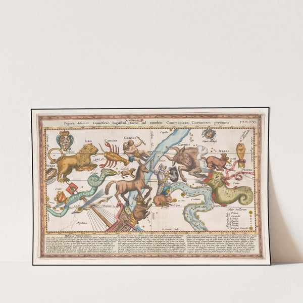 Figura observat Cometica (1668) by Stanisław Lubieniecki