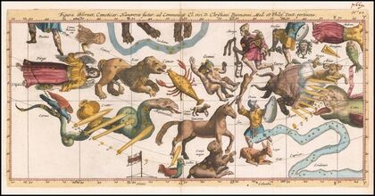 Figura observat. Cometicar. Haoverae factar. a Communicat Cl. Viri D. Christiani Busmanni, Med. et Philos. Doct. . . . (1668)