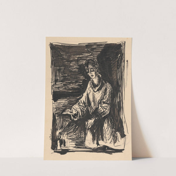 Figúra pri svieci by Ján Novák